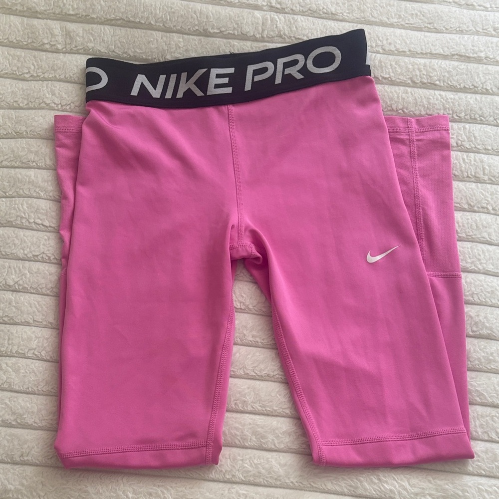 Nike Kids Pink Pro Leggings